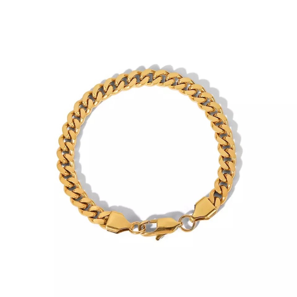 Cuban Chain Bracelet - Gold ✨
